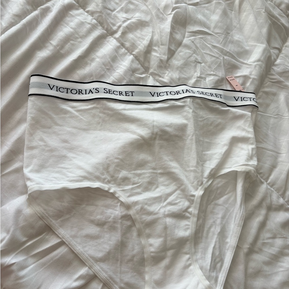 Victoria's Secret White High-Rise Panties